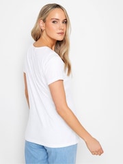 Long Tall Sally Short Sleeve Scoop Neck Slub 100% Cotton T-Shirt - Imagen 3 de 4