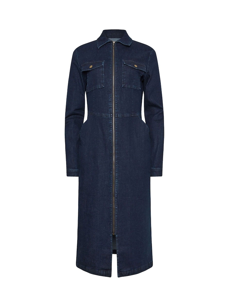 Long Tall Sally Blue Sally Blue Zip Up Dress - Image 5 of 5