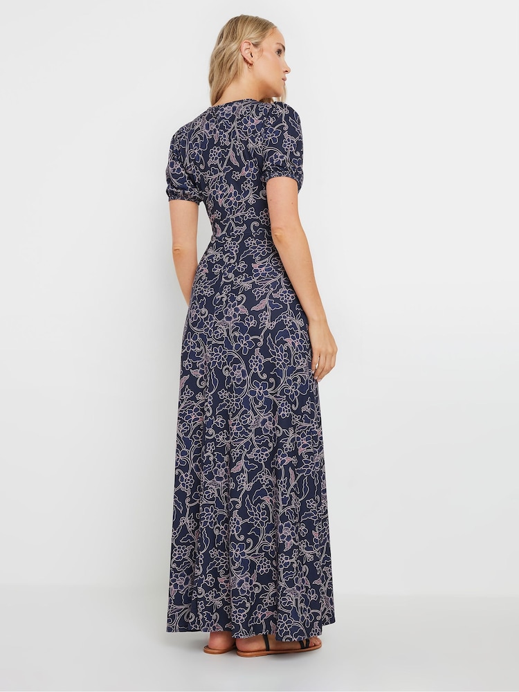 Long Tall Sally Floral Print Wrap Maxi Dress - Изображение 2 из 5