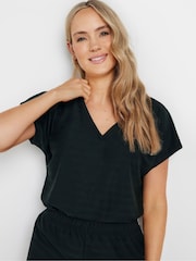 Long Tall Sally Shadow Stripe V-Neck Top - Bild 4 von 5
