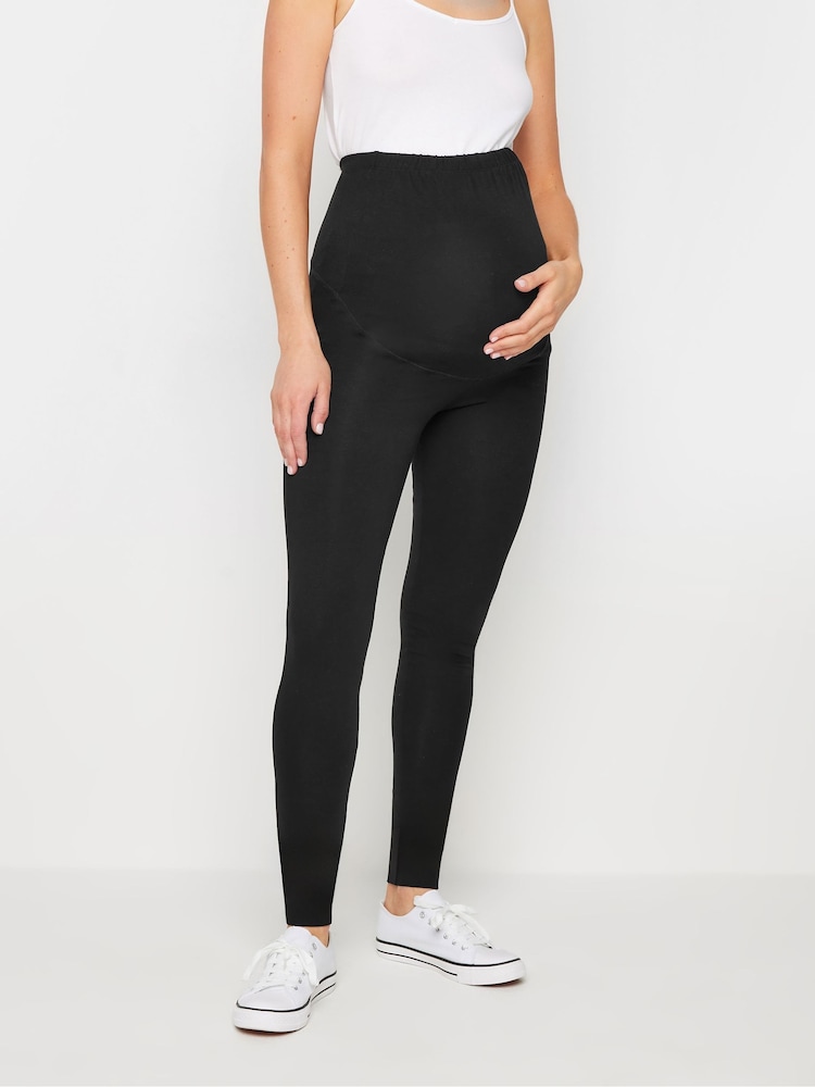 Long Tall Sally Black Maternity Premium Leggings - Image 1 of 5