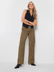 Long Tall Sally Natural Wide Leg 100% Cotton Jeans - Image 2 of 7