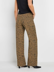 Long Tall Sally Natural Wide Leg 100% Cotton Jeans - Image 5 of 7