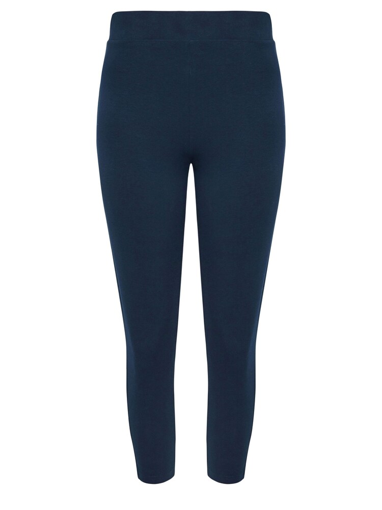 M&Co Blue Cropped Leggings - Image 5 of 5 M&Co Blue Cropped Leggings - Image 5 of 5