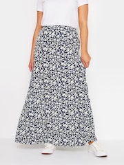 M&Co Blue Ditsy Print Maxi Skirt - Image 1 of 6