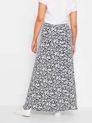 M&Co Blue Ditsy Print Maxi Skirt - Image 4 of 6
