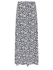 M&Co Blue Ditsy Print Maxi Skirt - Image 6 of 6