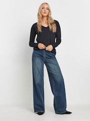 Long Tall Sally Blue Made For Good Wide Leg Jeans - Image 2 of 5