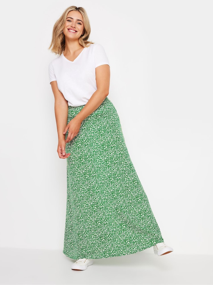 Verde - M&Co Ditsy Print Maxi Skirt - Imagen 2 de 5 Verde - M&Co Ditsy Print Maxi Skirt - Imagen 2 de 5