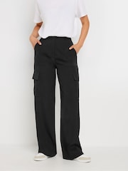 Long Tall Sally Black Tailored Cargo Trousers - Image 2 of 5