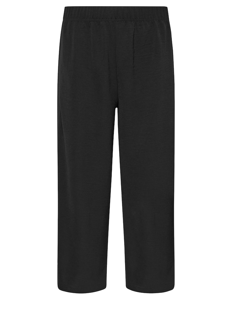 Schwarz - M&Co Ocean Crepe Soft Culottes - Bild 5 von 5