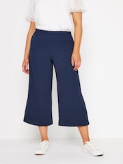M&Co Blue Ocean Crepe Soft Culottes - Image 1 of 5