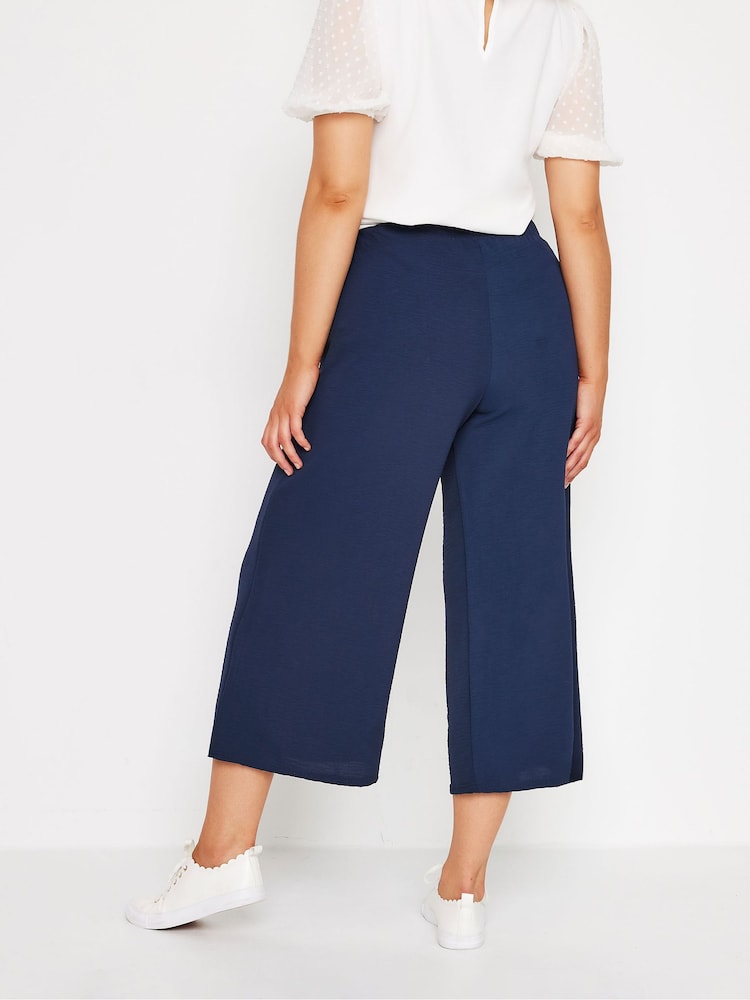 M&Co Blue Ocean Crepe Soft Culottes - Image 2 of 5