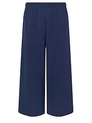 M&Co Blue Ocean Crepe Soft Culottes - Image 5 of 5