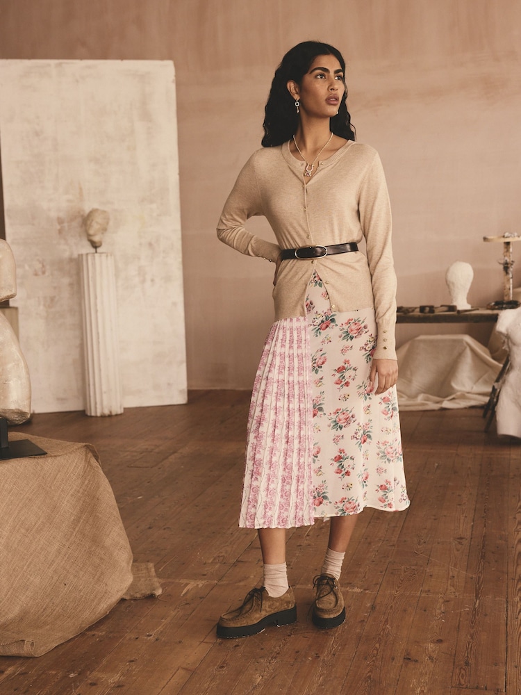 экрю Icon Bunches - Cath Kidston плиссевые юбки - Изображение 1 из 7