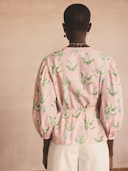 Chemisier Cath Kidston cache-cœur 100% coton - Image 2 de 8