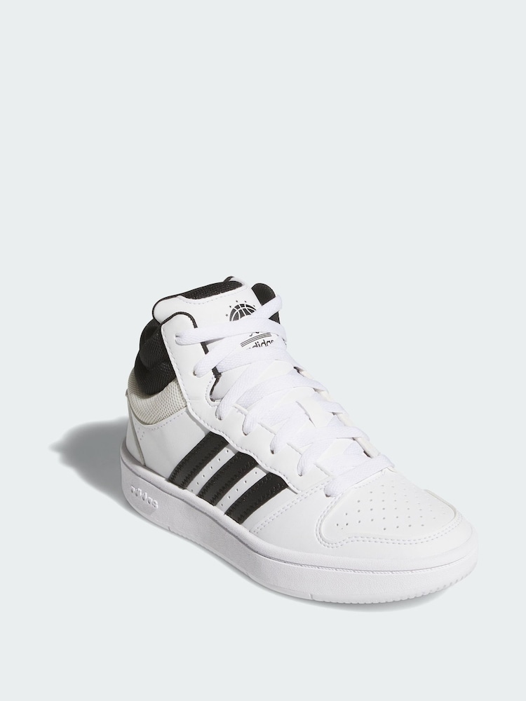 adidas White Hoops Mid Classic Shoes - Image 1 of 4