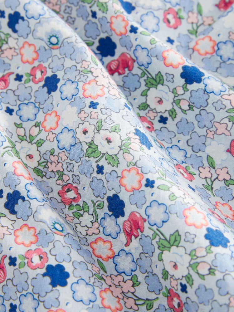 Cath Kidston Blue Ditsy 100% Cotton Broderie Blouse - Image 8 of 8
