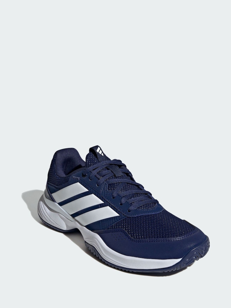 adidas Blue Gamecourt 3 All Court Tennis Shoes - Image 1 of 4 adidas Blue Gamecourt 3 All Court Tennis Shoes - Image 1 of 4