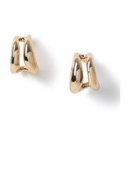 Aela Gold Tone Double Hoop Earrings - Image 1 of 2