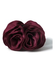 Aela Burgundy Red Rosette Claw - Image 2 of 2