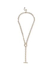 Aela Gold Tone T-Bar Necklace - Image 2 of 3