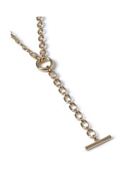 Aela Gold Tone T-Bar Necklace - Image 3 of 3
