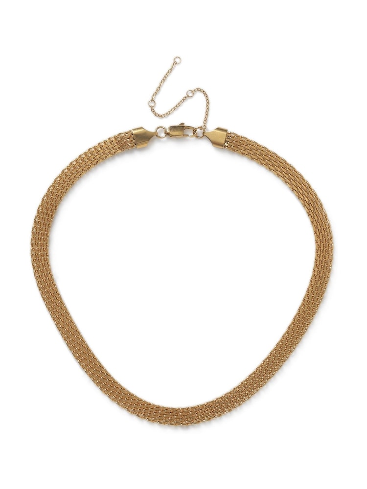 Aela Gold Tone Waterproof Stainless Steel Watch Strap Necklace - Image 2 of 3