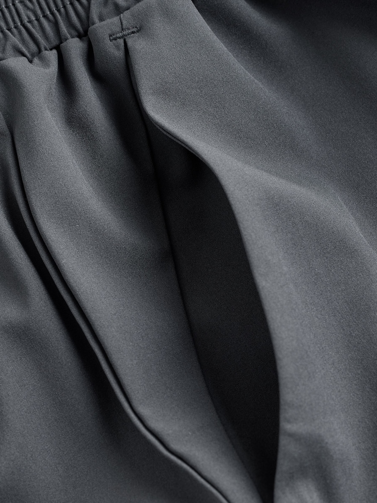 Slate Grey Active Cargo Gym Training Shorts - Image 10 of 11