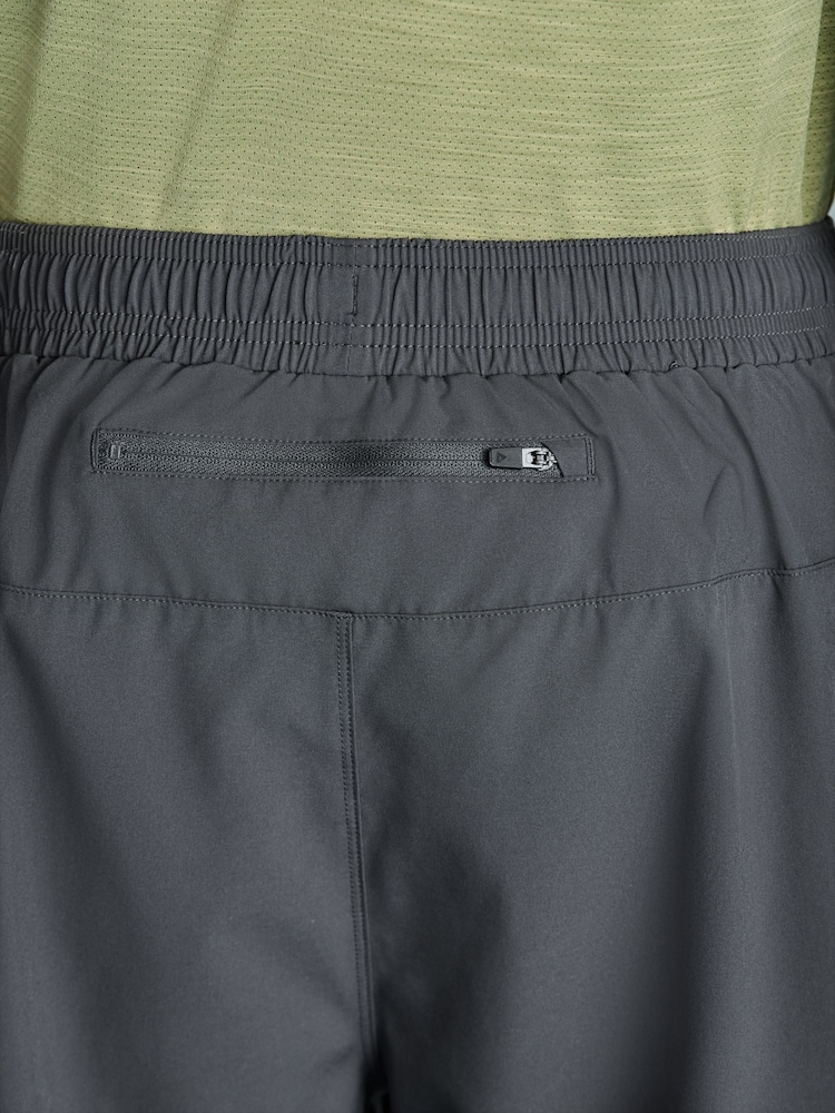 Slate Grey Active Cargo Gym Training Shorts - Image 5 of 11