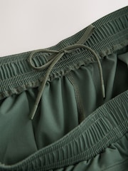 Kaki zelena - Active kargo hlače (z žepi na hlačnicah) Gym Training Shorts - Slika 8 iz 10