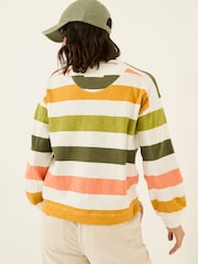 مقلم ألوان متعددة - FatFace Crew Sweat Top - صورة 2 من 6