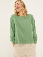 أخضر - FatFace Crew Sweat Top - صورة 1 من 5