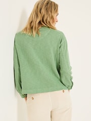 أخضر - FatFace Crew Sweat Top - صورة 2 من 5