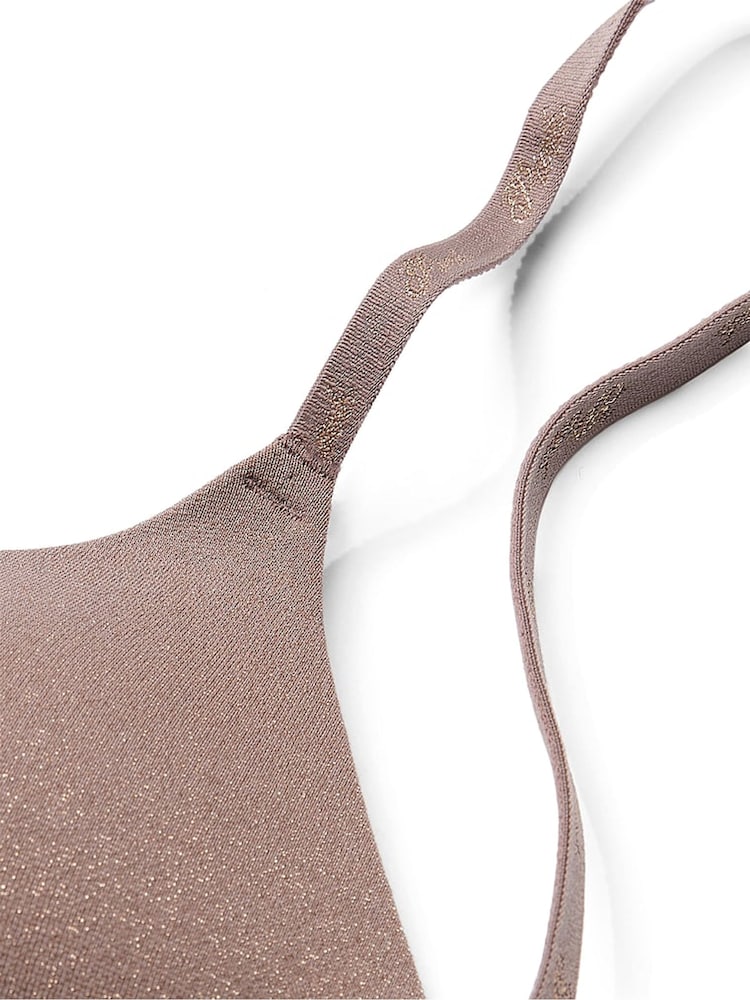 Victoria's Secret PINK Iced Coffee Brown Non Wired Lightly Lined Bra - Image 4 of 4
