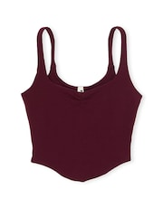 Victoria's Secret PINK Purple Rose Cotton Cami Top - Image 3 of 3