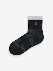 Sweaty Betty Black Zero Reflective Workout Socks - Image 2 of 3