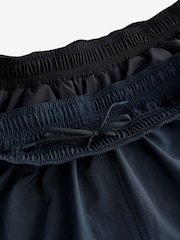 Black/Navy Blue 7 Inch Active Gym Sports Shorts 2 Pack - Image 8 of 10