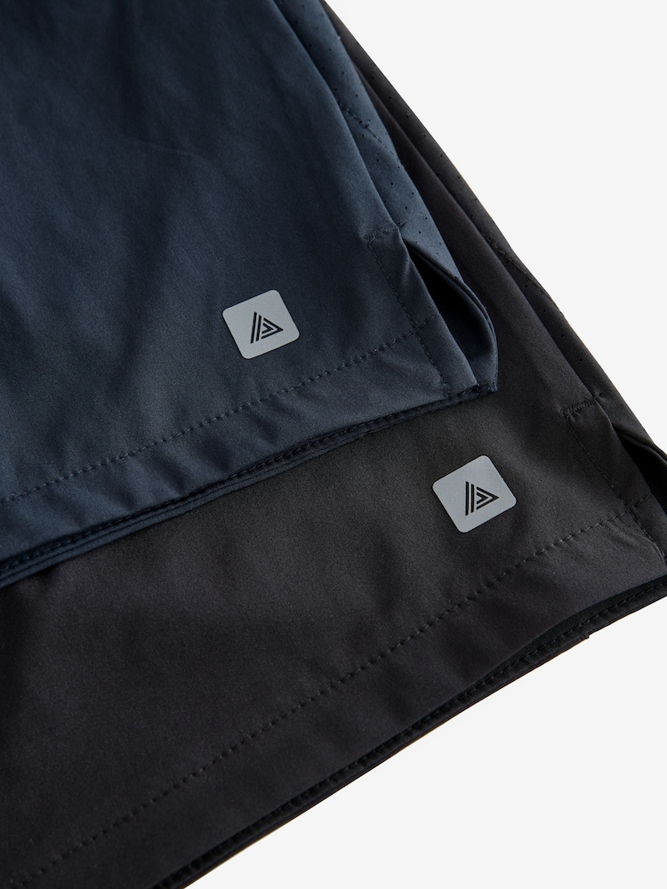 Noir/bleu marine - Lot de 7 shorts de sport Active Gym de pouces 2 - Image 9 of 10