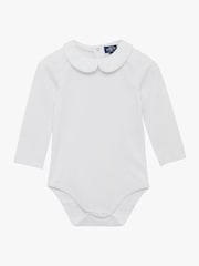 Trotters London Little Milo Piped White Bodysuit - Image 1 of 3