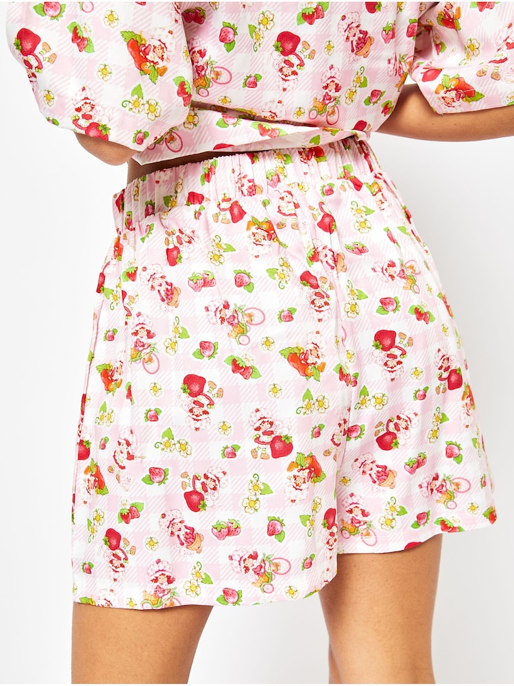 Strawberry Shortcake Shorts in Pink - Image 2 of 2