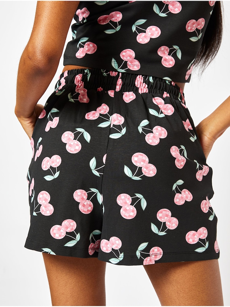 Disco Cherry Shorts in Charcoal - Image 3 of 3