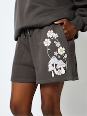 Protect Your Peace Acid Wash Jogger Shorts - Image 3 of 5