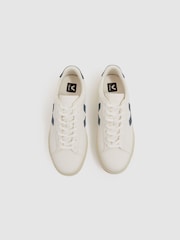 Veja Leather Suede Logo Trainers - Image 2 of 4