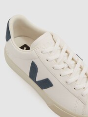 Veja Leather Suede Logo Trainers - Image 3 of 4