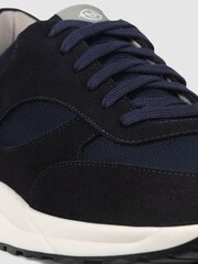 Unseen Footwear Suede and Mesh Rozel Trainers - Image 4 of 4