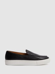 Unseen Footwear Leather Georgetown Trainers - Image 1 of 4