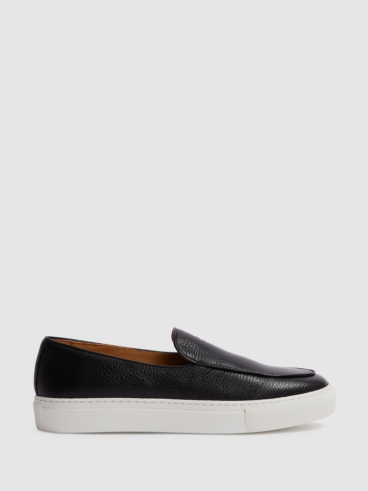 Unseen Footwear Leather Georgetown Trainers - Image 1 of 4