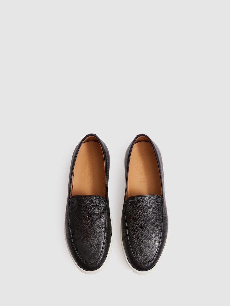 Unseen Footwear Leather Georgetown Trainers - Image 2 of 4