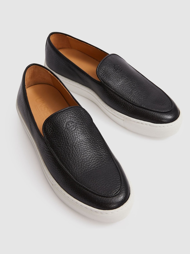 Unseen Footwear Leather Georgetown Trainers - Image 4 of 4
